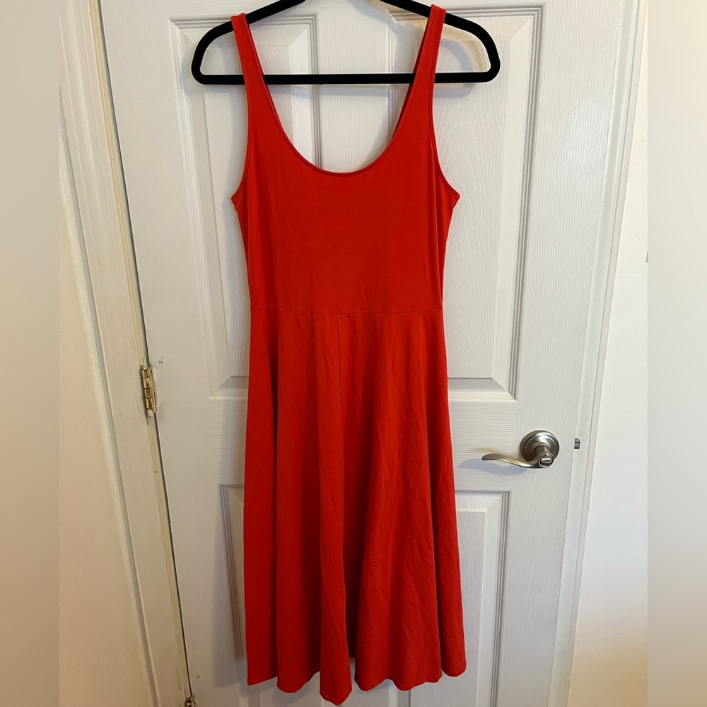 A New Day midi length red dress